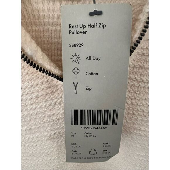 Sweaty Betty rest up half zip pullover nwt - Picture 11 of 11